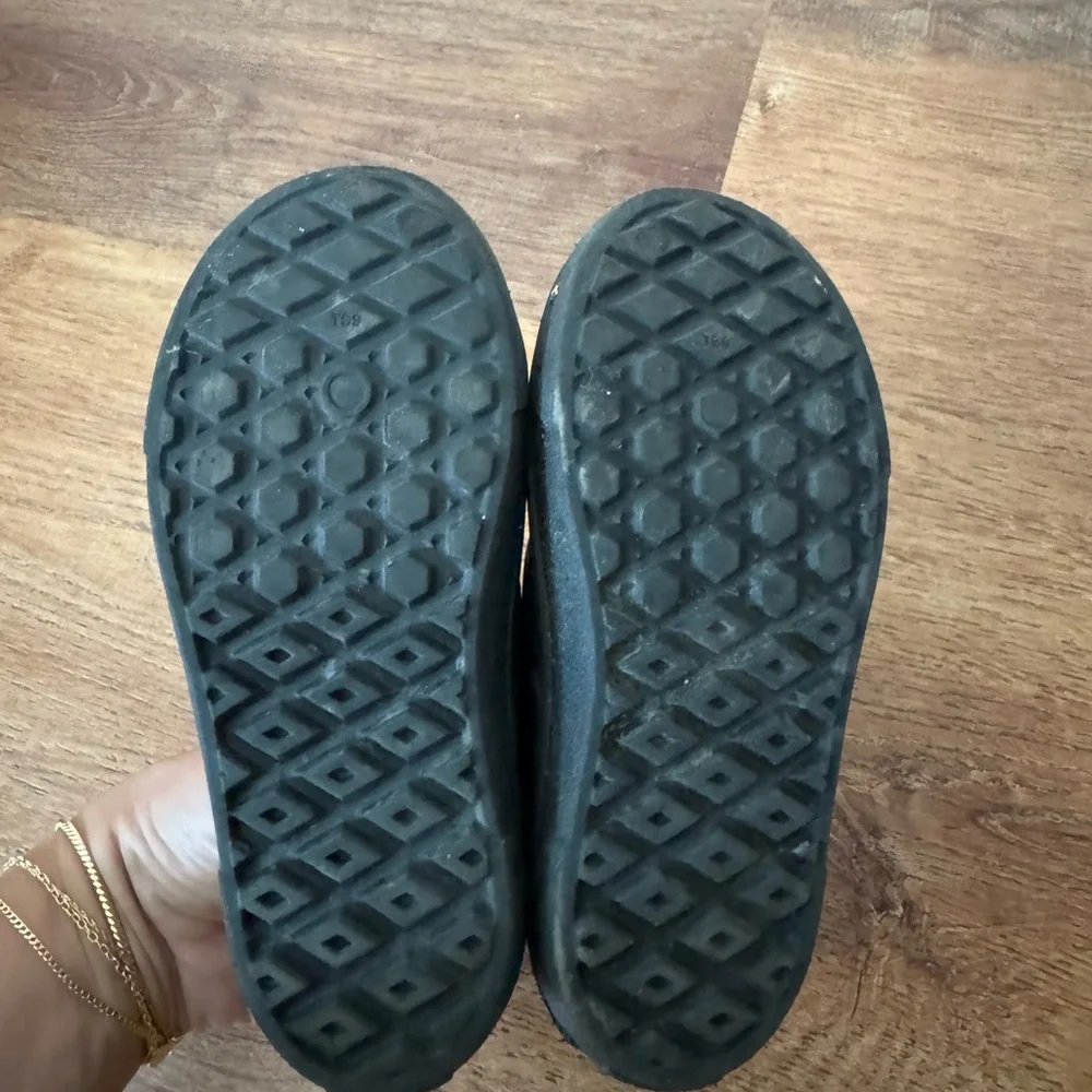 Vans Black Slip-On Ventilated Rubber Shoes toddler